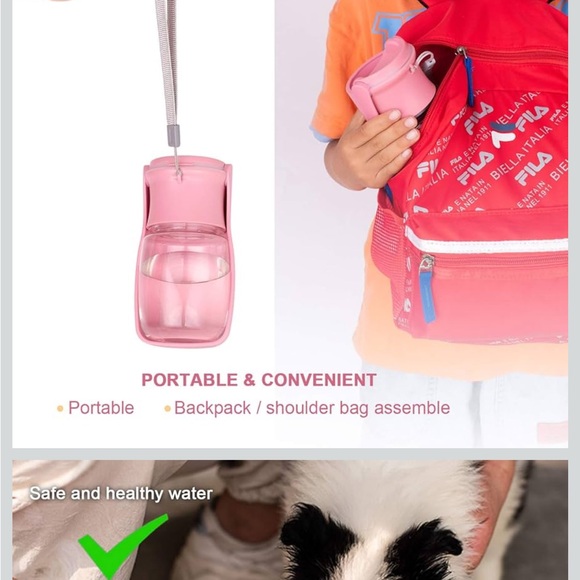 AIKIDS Portable/Foldable Pet Water Bottle/Dispenser NIB - Picture 5 of 5